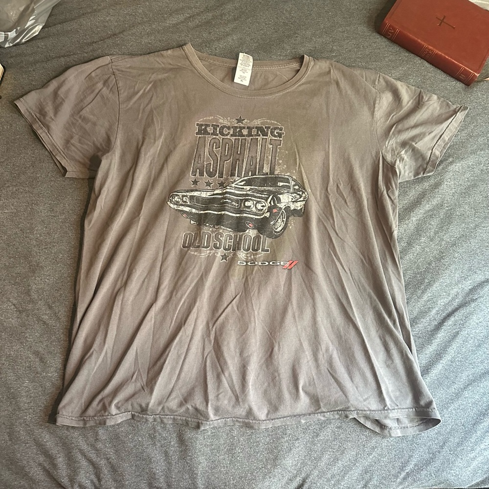 Grey Dodge Graphic T-shirt